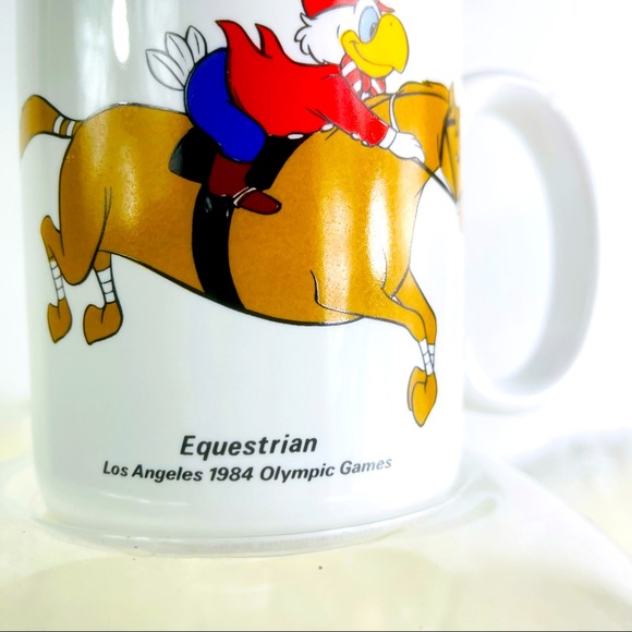 Vintage “Equestrian 1984 Los Angeles Olympic Games” Mug - Picture 4 of 6